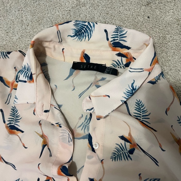 Setre blouse with ornaments desighn birds - Picture 2 of 2